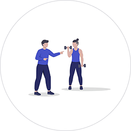 パーソナル × 少人数グループ